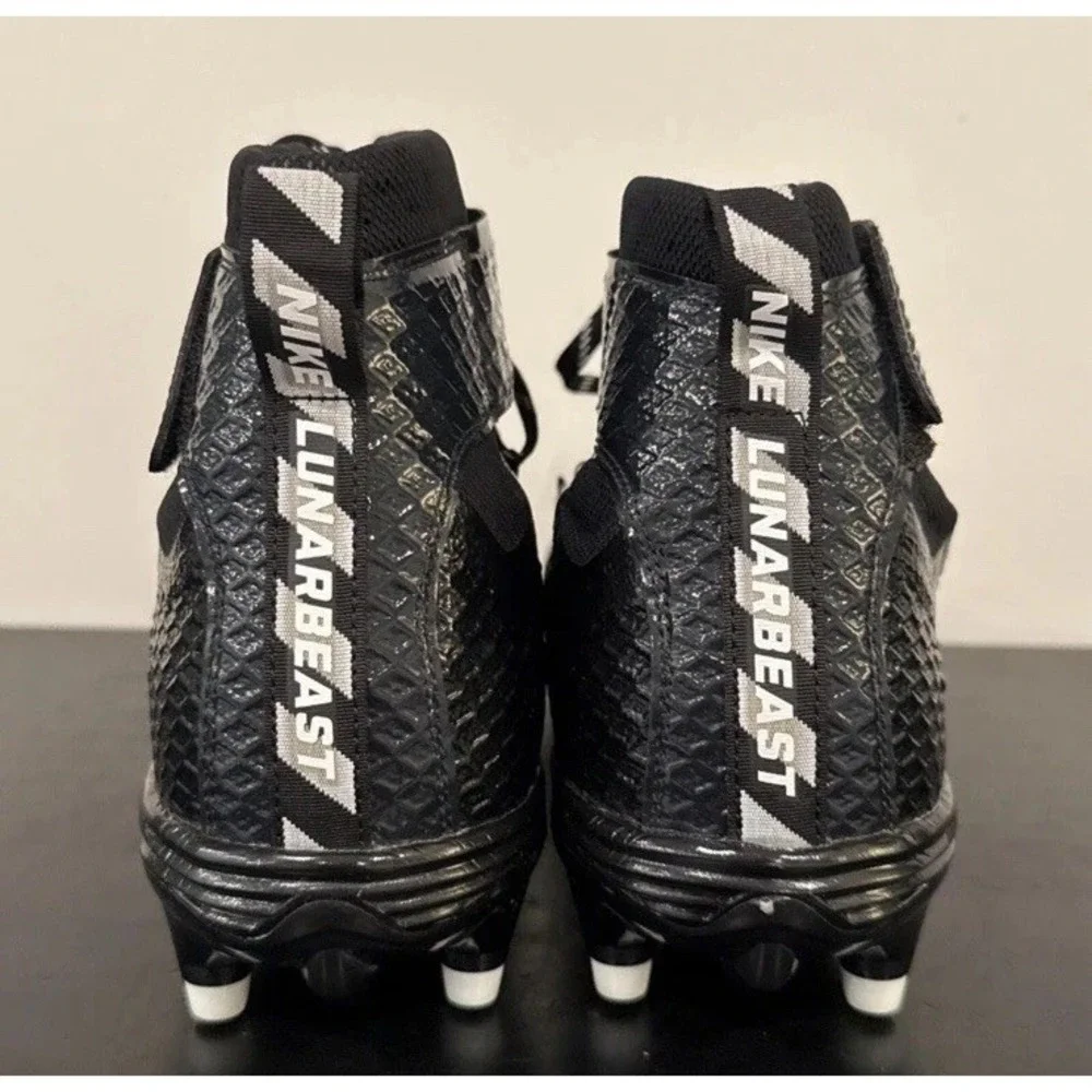 NIKE Men's‎  Lunarbeast Elite TD CF Black Football Cleats Mens 18  New With Box